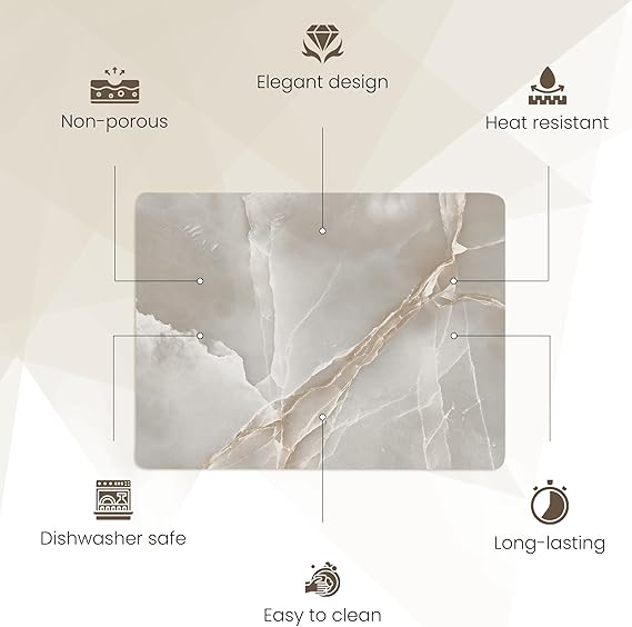 Kitchen Tempered Glass Cutting Board – 40 × 30 cm