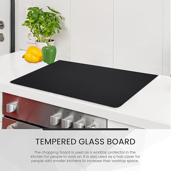 Kitchen Tempered Glass Cutting Board – 40 × 30 cm