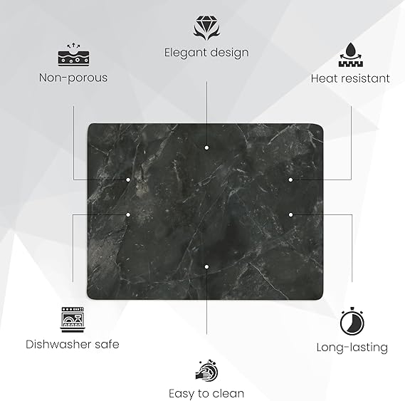 Kitchen Tempered Glass Cutting Board – 40 × 30 cm