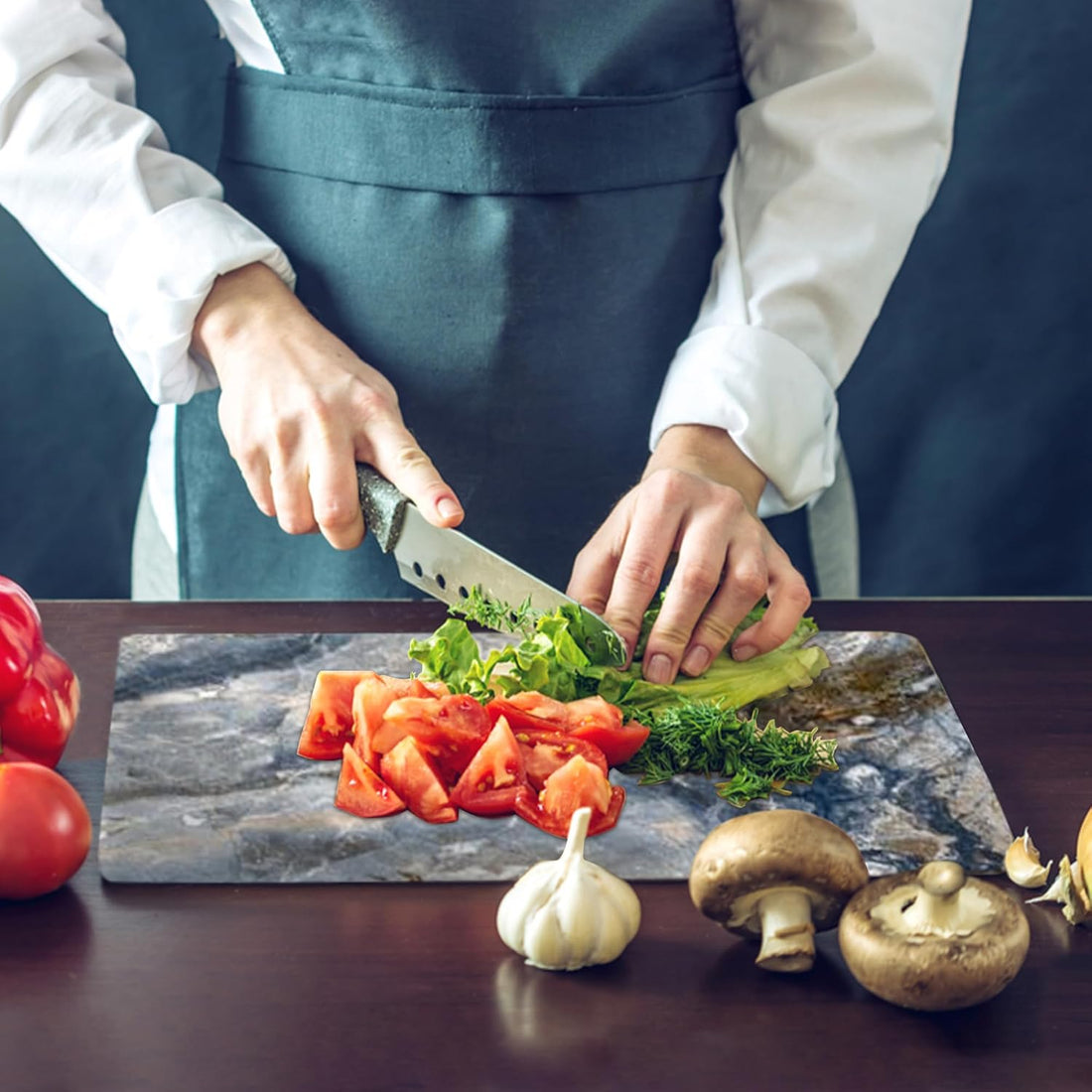 Kitchen Tempered Glass Cutting Board – 40 × 30 cm