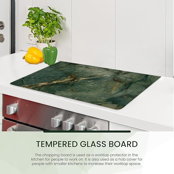 Kitchen Tempered Glass Cutting Board – 40 × 30 cm
