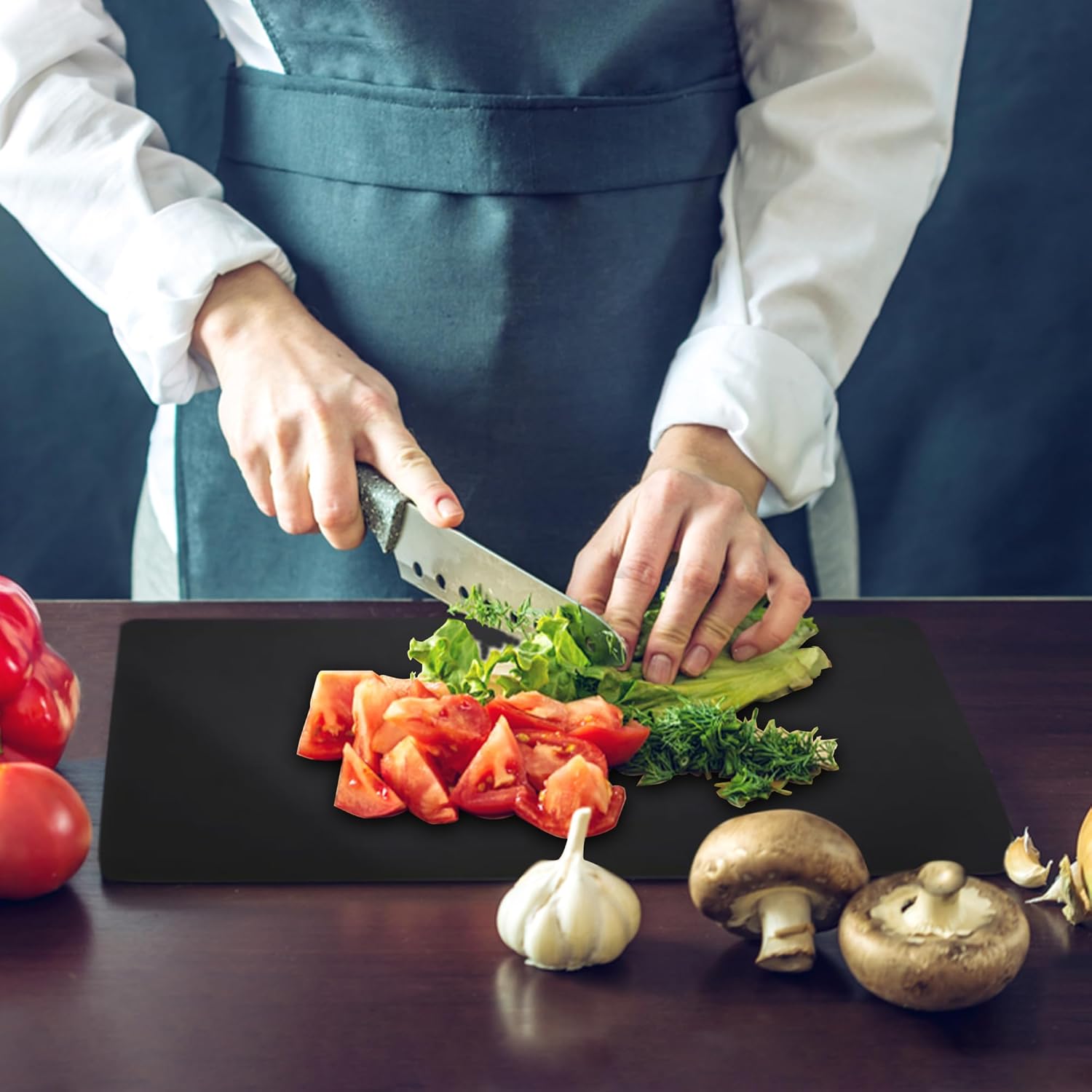Kitchen Tempered Glass Cutting Board – 40 × 30 cm