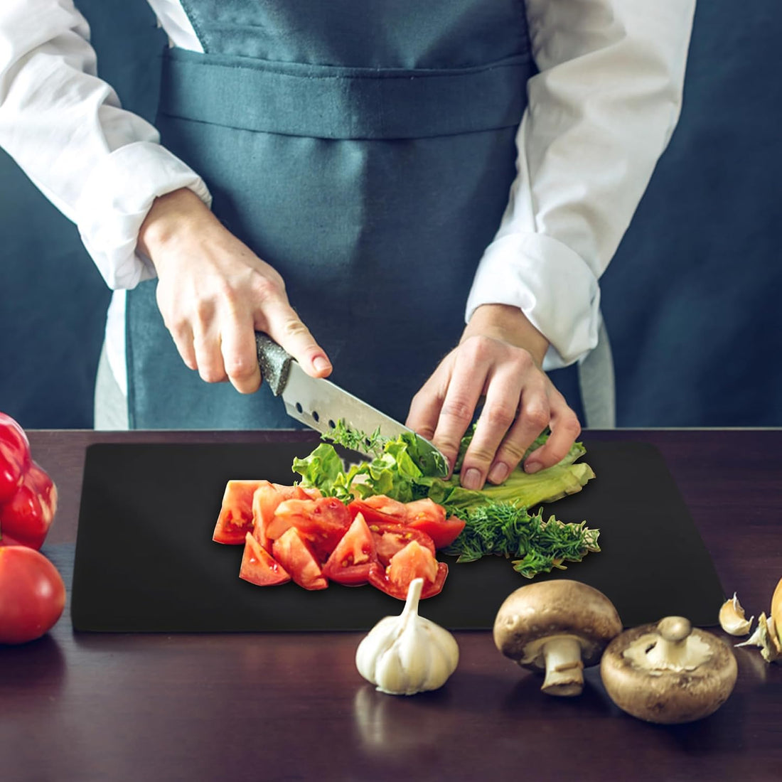 Kitchen Tempered Glass Cutting Board – 40 × 30 cm