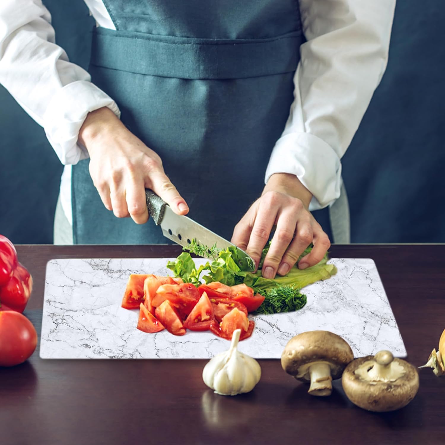 Kitchen Tempered Glass Cutting Board – 40 × 30 cm