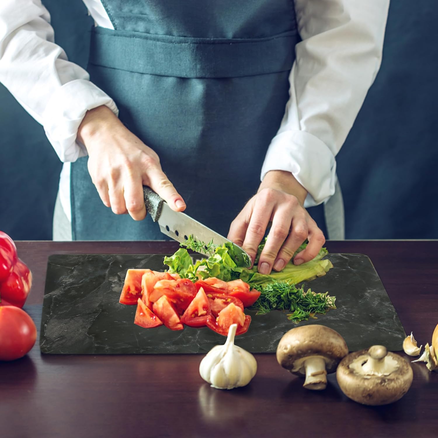 Kitchen Tempered Glass Cutting Board – 40 × 30 cm