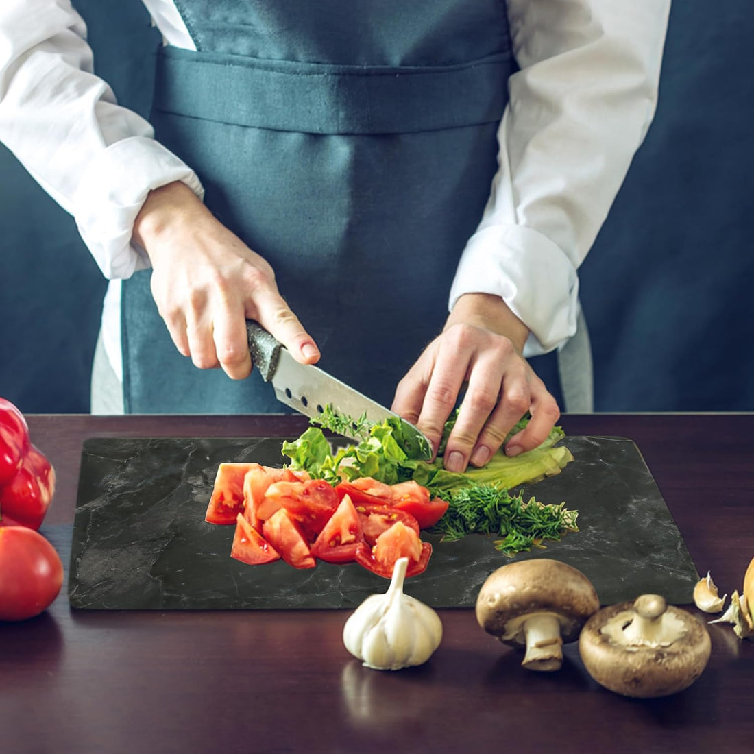 Kitchen Tempered Glass Cutting Board – 40 × 30 cm