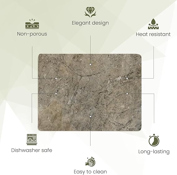 Kitchen Tempered Glass Cutting Board – 40 × 30 cm