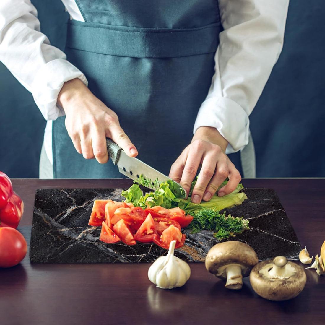 Kitchen Tempered Glass Cutting Board – 40 × 30 cm