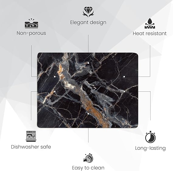 Kitchen Tempered Glass Cutting Board – 40 × 30 cm