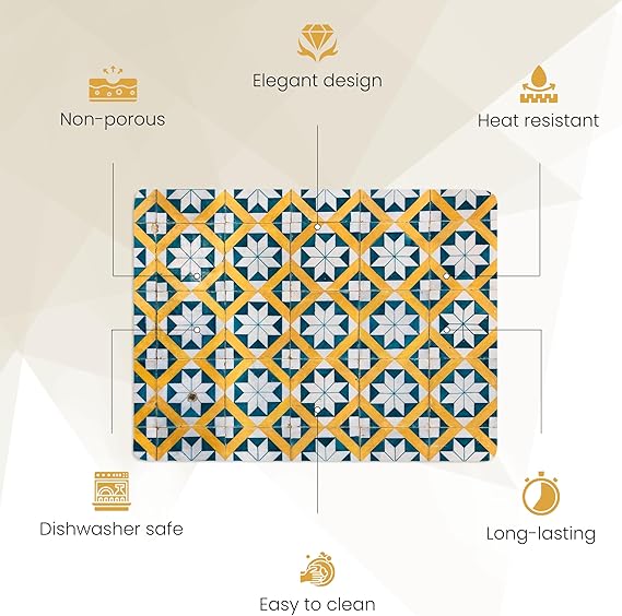 Kitchen Tempered Glass Cutting Board – 40 × 30 cm