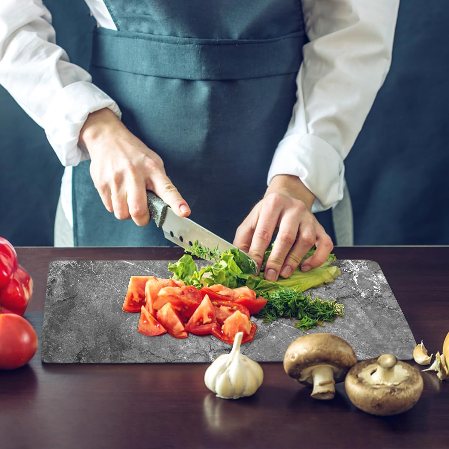 Kitchen Tempered Glass Cutting Board – 40 × 30 cm