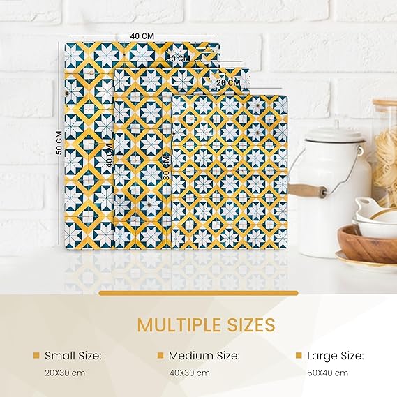 Kitchen Tempered Glass Cutting Board – 40 × 30 cm