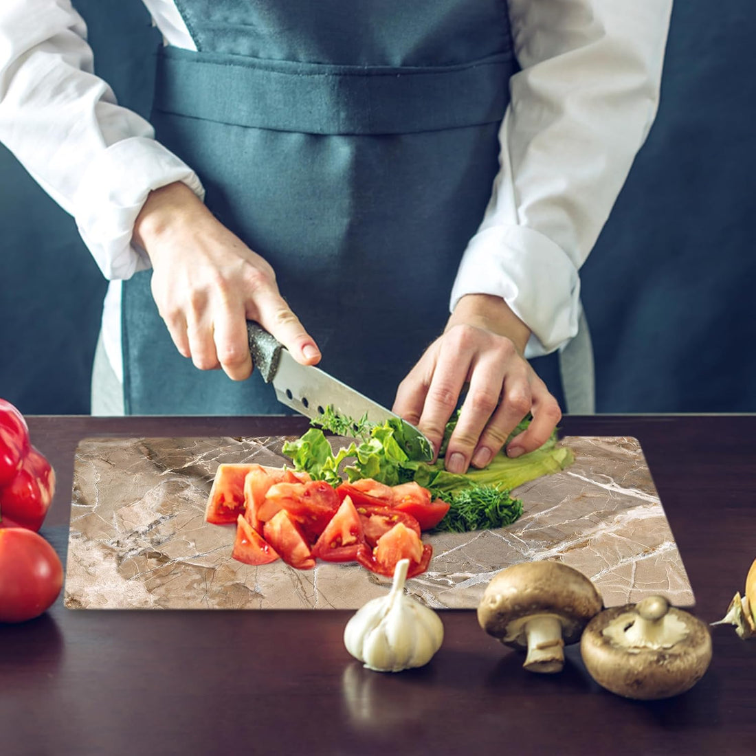 Kitchen Tempered Glass Cutting Board – 40 × 30 cm