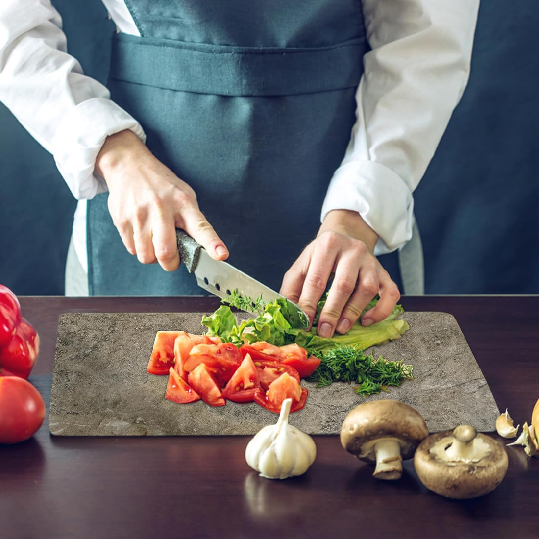Kitchen Tempered Glass Cutting Board – 40 × 30 cm
