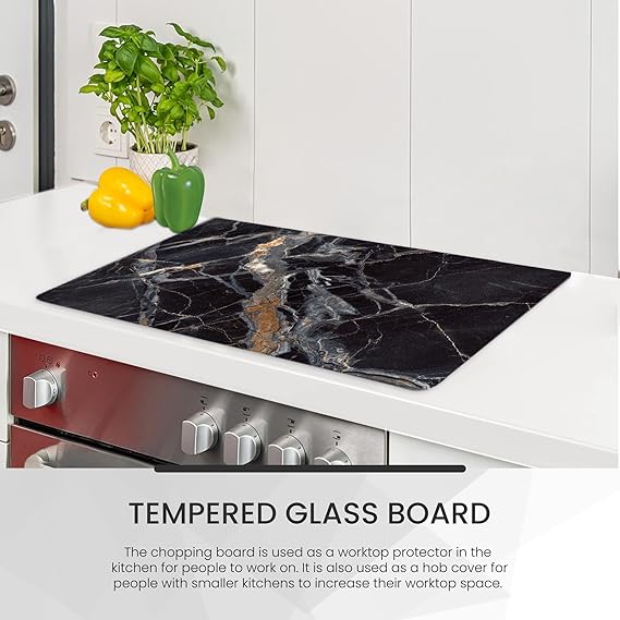 Kitchen Tempered Glass Cutting Board – 40 × 30 cm